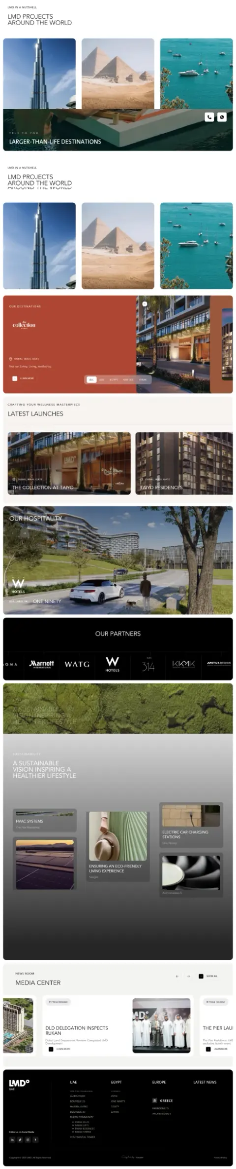 LMD UAE website