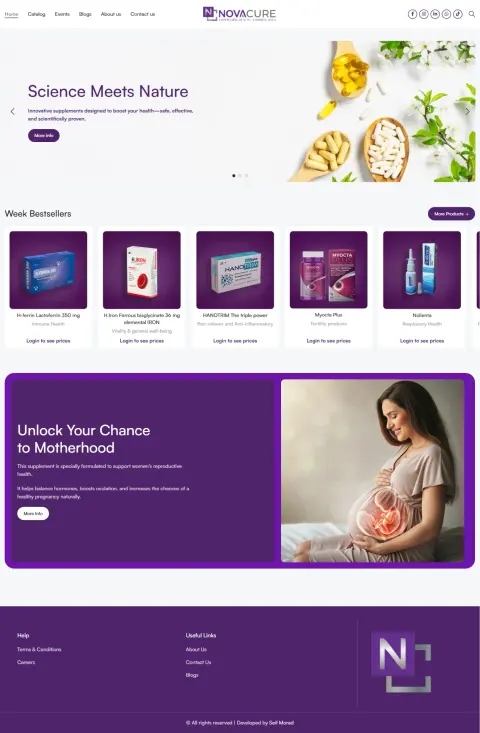 Novacure website